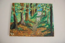Into the woods Original Canvas Painting