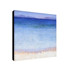 Meereslandschaft - Die Iles d'Or von Henri-Edmond Cross - Gerahmter Leinwand Wandbild Kunstdruck