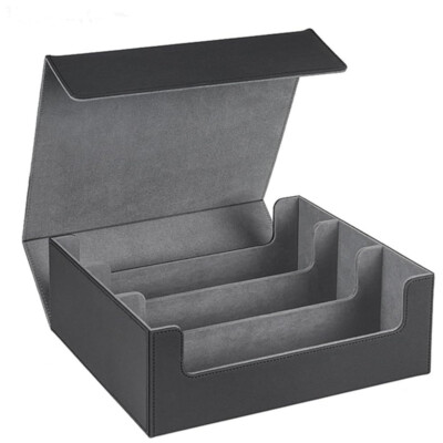 Sammelkarten Koffer Aufbewahrungsbox TCG CGC PU Leder Card Slab Storage Box Case