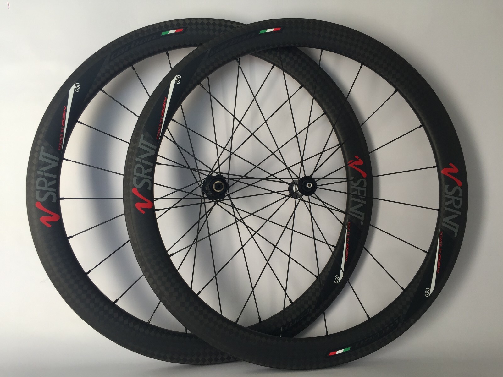 100 Carbon wheel Race Bicycle Wheelset 50mm Carbon Wheels Road Bike