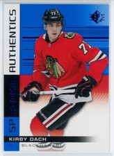 2019-20 SP Hockey Kirby Dach Rookie Authentics Blue SP RC #107