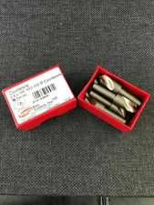 TEN (10) NEW KEO Single Flute Countersink, HSS, 1FLT, 3/8" 100° 1/4" Shank 53380