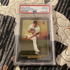 2020 POP 6👈TOPPS⚾️BRENDAN McKAY👉(R/C)TRC-32 TURKEY,RED CHROME PSA 10👈(ONLY 6)