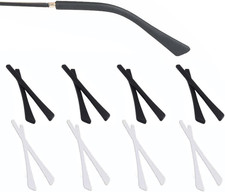 Eyeglass Replacement Temples,Silicone Glasses End Tips Ear Sock Pieces Sleeve fo