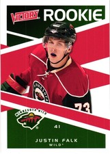 2010-11 Upper Deck Victory Justin Falk Rookie Minnesota Wild #224