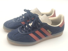 Adidas Gazelle Indoor Legend Ink Navy Blue Ruby Suede Casual Shoe JH5404 Men's 9