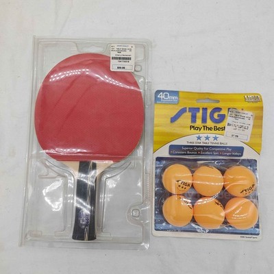 Stiga ULTRA Champion WRB System Table Tennis Ping Pong Paddle And 40mm Balls