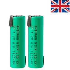 Pack of 2 AA 1900mAh NiMH Rechargeable Batteries – High Performance for Remotes 14.50 per battery