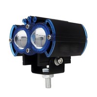 Externe Led Scheinwerfer Zusatzleuchte FüR Motorrad Front, Weiß-Gelb, 12V/24V
