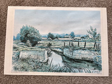 bill toop signed limited edition print - by the ebble at odstock 