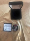 .999 SILVER HIGHLAND MINT DENNIS RODMAN ROUND RED HAIR CHICAGO BULLS - 5148/7500