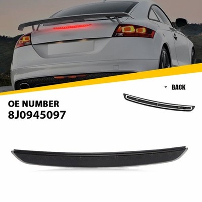 8J0945097 For 2008-15 Audi TT Coupe High Mount Third Brake Light Smoked Lens LED