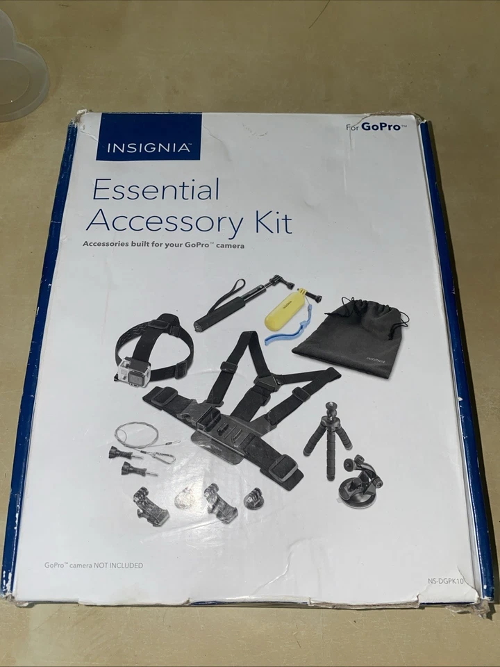 Kit de accesorios esenciales Insignia NSDGPK10 para cámara de acción GoPro nuevo LEER Foto 3 de 4