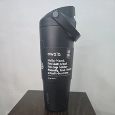 Owala FreeSip Sway Stainless Steel Water Bottle / 30oz / Color: Very, Very Dark