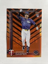 2025 Topps Update Series - Mickey Gasper #US291 Holiday Orange & Black Foil (RC)