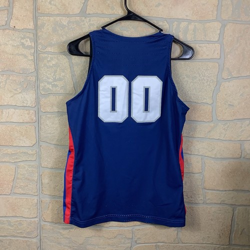 Nike Team USA Jersey Size Medium Blue Red White 00 Sleeveless - Picture 2 of 6