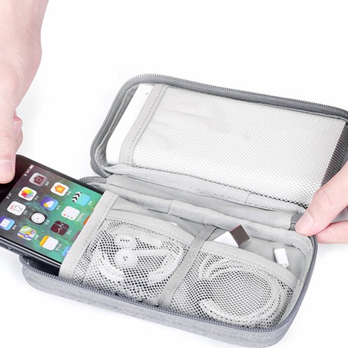Power Bank Storage Bag Small Cable Organizer Pouch Earphone Digital Accessories - Picture 11 of 11