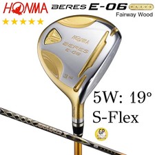 HONMA BERES E-06 5-Star GP 5W 19  Fairway Wood RH S-Flex ARMRQ X43 Made in Japan