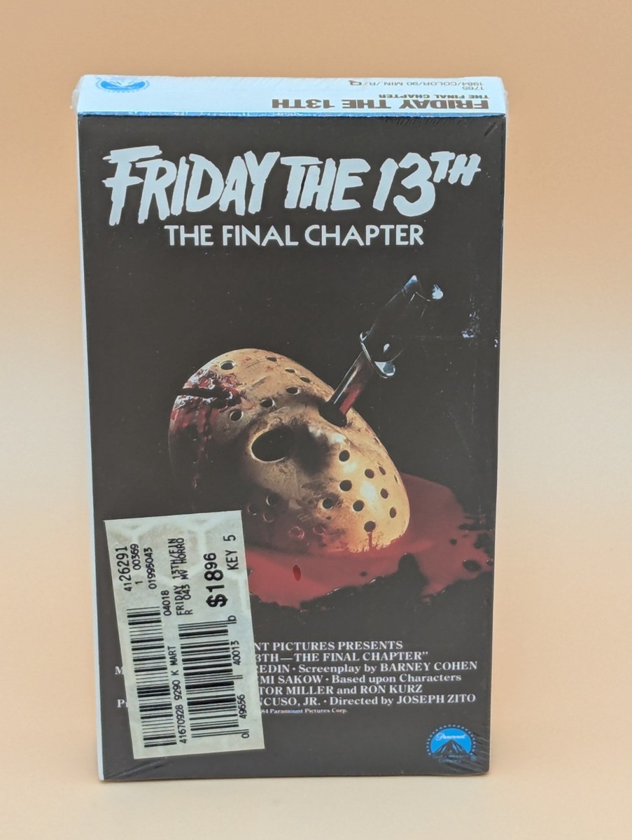 ファイナル・サンクション　VHS Friday The 13th The Final Chapter VHS Horror OOP RARE Jason