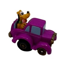 1988 Disney Pluto Purple Pull-Back Car Toy McDonalds Happy Meal