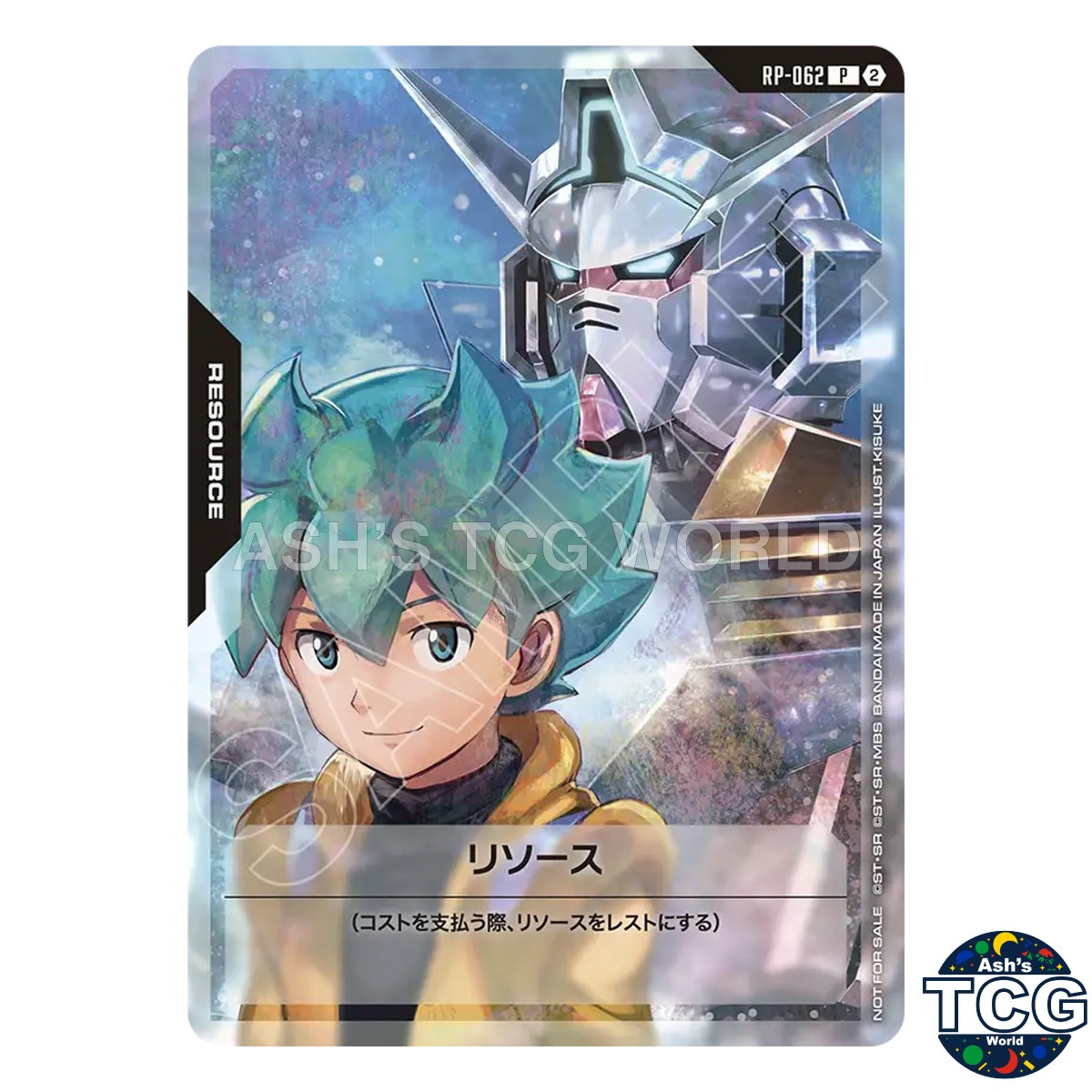 Resource P RP-062 Flit Asuno & AGE-1 Normal Gundam Card Game Japanese