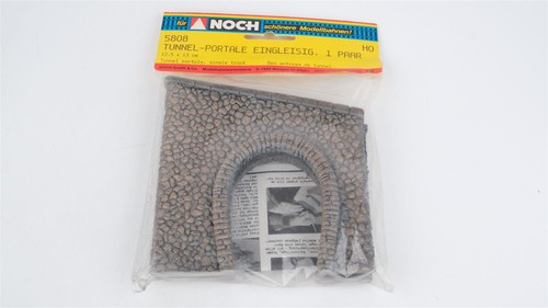 NOCH H0 5808 Portal Túnel, 1 Vía, 1 Par, 12,5 x 13 cm | Condition: Gebraucht
