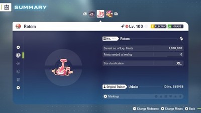 Rotom Mow Shiny Alpha 6IVs Battle Ready - Legends ZA