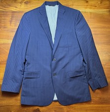 Brooks Brothers 346 Explorer Fitzgerald Fit Navy Striped Blazer Sports Coat 38R