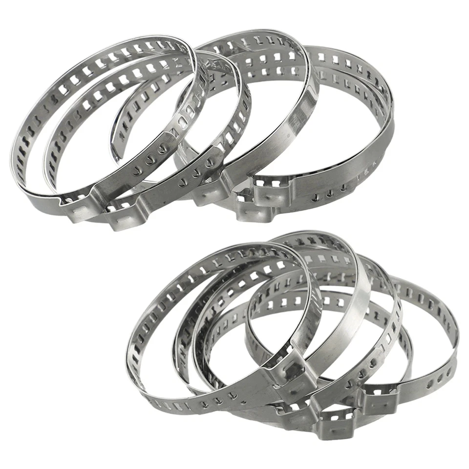 Car Large Clamps Part Replacement Stainless Steel 10pcs Car Accessories - Image 4 of 4
