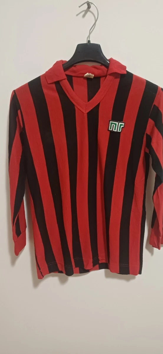 Maillot Vintage Ennerre Gênes FC (Genoa) Années 80/90 - Lainette Rouge - Taille XS/S