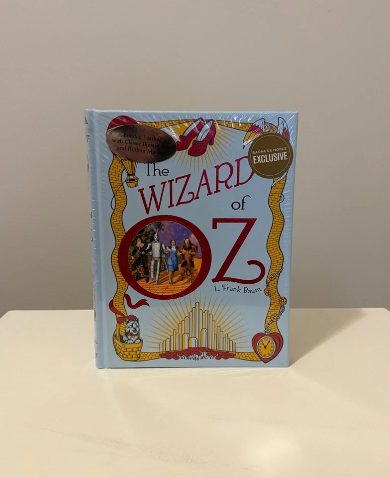 The Wizard of Oz by L. Frank Baum New Sealed Leather Bound Collectible Hardcover Foto 3 de 4