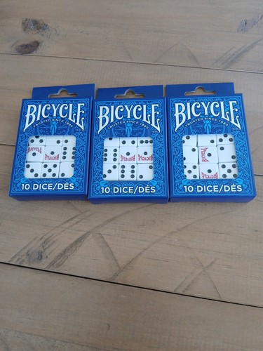 Bicycle Dice 10 Die Package (Pack of 3)