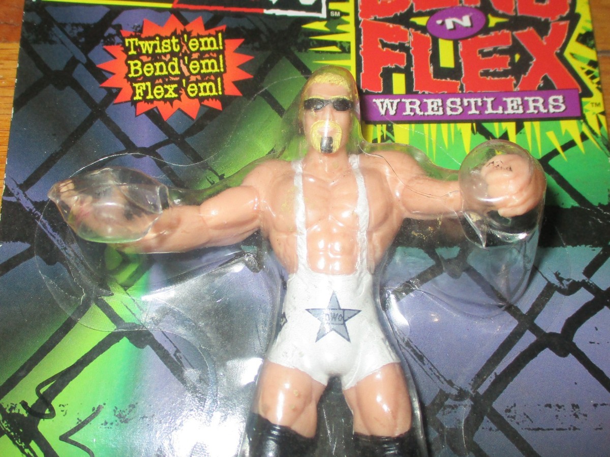 1999 WCW NWO Toy Biz Scott Steiner Bend n Flex Wrestling figure
