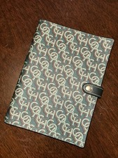 Coach Notebook Journal Signature Canvas with Smooth Leather Details