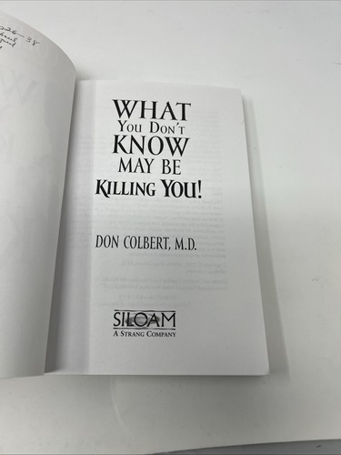 What You Don't Know May Be Killing You : Tips to Avoid Disease by Don Colbert... - Picture 5 of 11