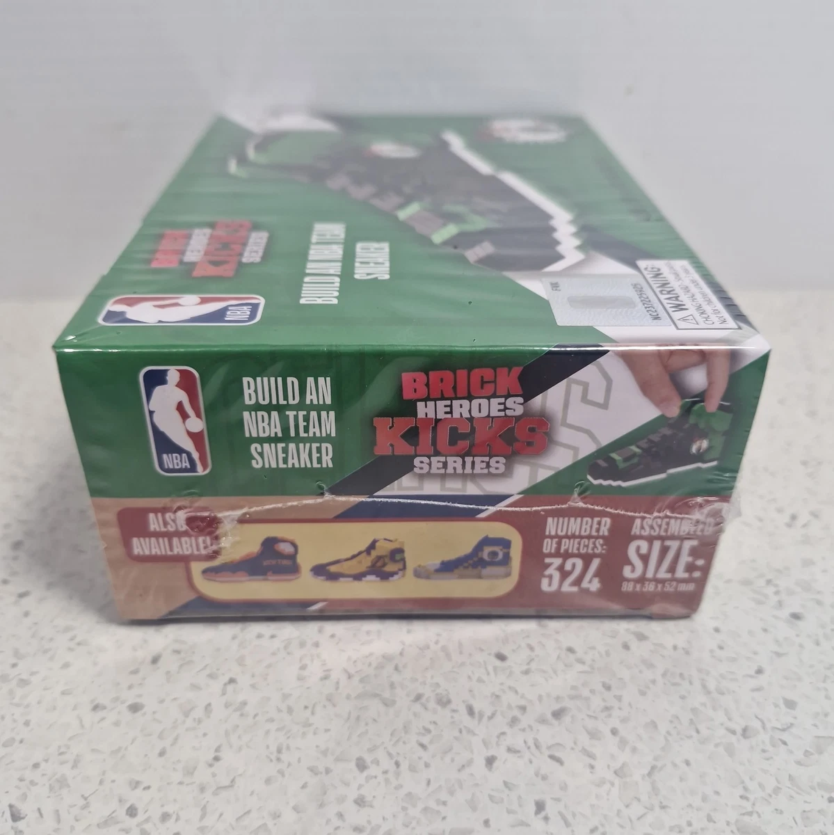 NBA Brick Heroes Kicks Series Build NBA Team Sneaker Boston Celtics Collectable