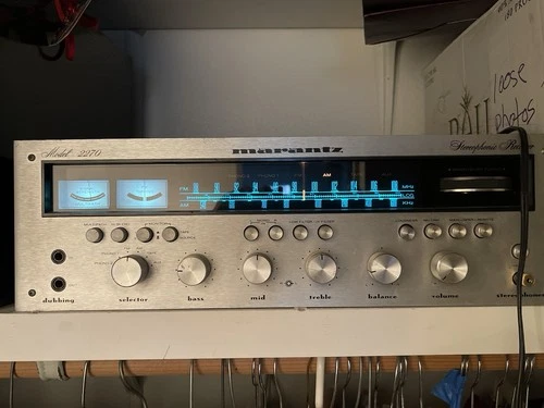 Marantz 2270 Vintage Stereo Receiver Silver Face