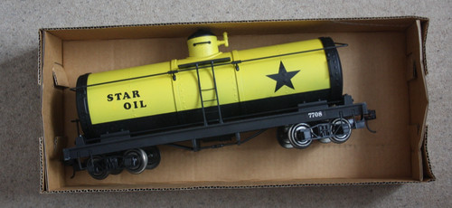 Coche cisterna Bachmann Big Haulers escala G estrella aceite cúpula única 7708 en caja 98901 | Condition: Used