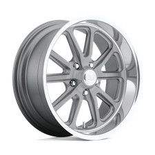 15x7 Us Mags U111 Rambler Matte Gun Metal Machined Wheel 5x4.5 1mm 15x7 Us Mags U111 Rambler Matte Gun Metal Machined Wheel 5x4.5 1mm