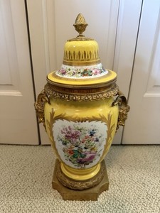 “Sèvres style” 15” Porcelain Urn