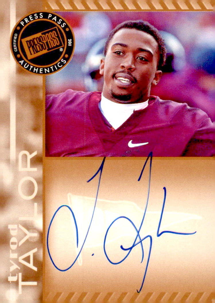 Tyrod Taylor Press Pass Autographs #PPSTT Base