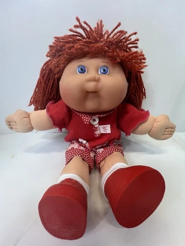 Vintage Cabbage Patch Kids Doll Red hair With Valentine's Day CPK Outfit