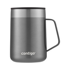 Streeterville Desk Mug Insulated Coffee Thermal Mug with Stainless Steel Handle