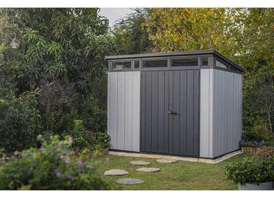 Keter 237828 Artisan 9x7 Storage Shed - Grey