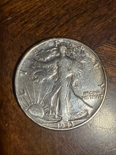 1943 Walking Liberty Half Dollar – 90% Silver – WWII Era – Strong Eye Appeal