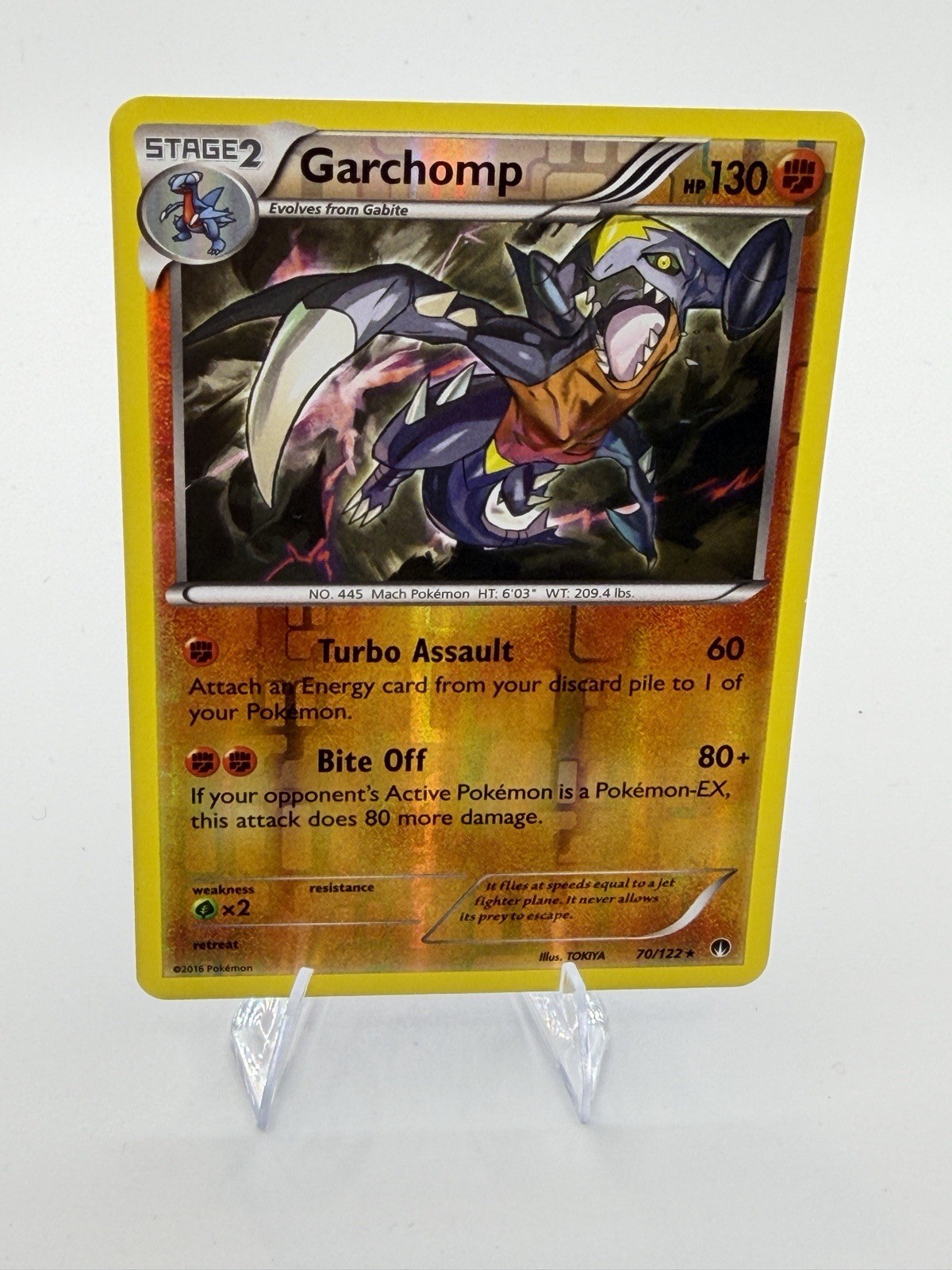 Garchomp XY - BREAKpoint 70/122 Pokemon TCG Card (Reverse Holo Rare) NM