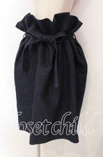 Used    Anglomania / Wrap Knit Skirt Vivienne Westwood Vivian 38 Navy