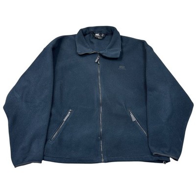 Helly Hansen Fleecejacke durchgehender Reißverschluss Wandern Outdoor dunkelblau Herren Large