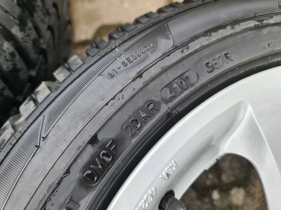 Winterräder Alufelgen Mercedes MAM 7,5x16 205/55r16 Dunlop 5x112 Kompletträder  - Bild 4 von 4