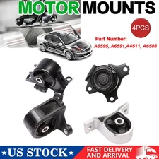4x Engine Mount Trans Mount for Honda Civic 1.7L 2001-2005 for Auto Transmission